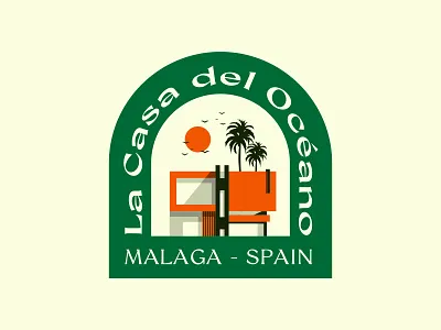 Modern Minimal House 2d architecture building casa design flat home hotel house illustration minimal modern poster property real estate realtor spain ui villa