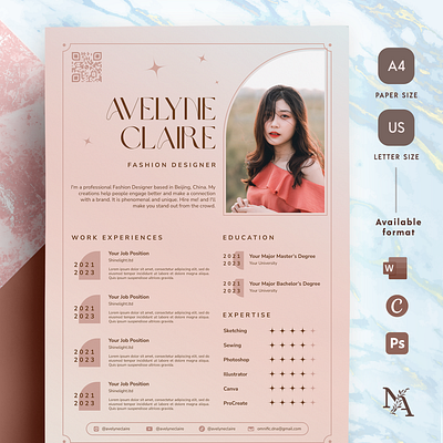 Modist Resume Template & Cover Letter animation beauty canva clean cover letter curriculum vitae cv design designinspiration editable free free resume graphic design modern professional resume resume canva resume free download resume word typography