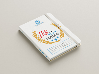 Note Your Future (notebook design) branding graphic design notebook cover design notebook design print design
