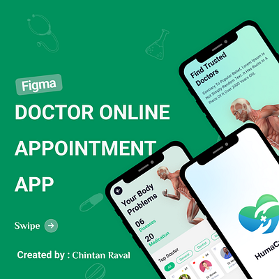 Online Doctor Appointment App animation appdesign appointment branding clean ui concept daily ui design doctor ios medical ui ux