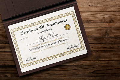 Certificate Design certificate certificate design graphic design print design