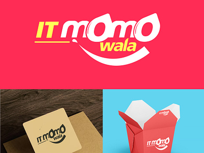 Momos Food Logo design brand guideline branding design food logo graphic design logo momos packaging vector