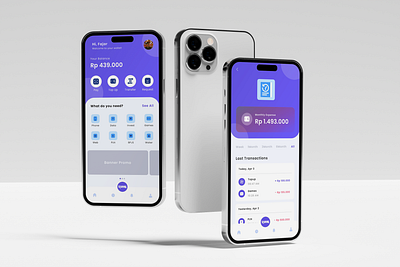 UI Design App: E-Wallet Dompetku app e wallet ui ux