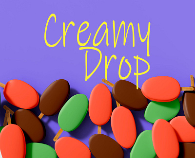 Creamy Drop branding design