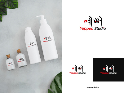 Yeppeo Studio Logo – Beauty Nail Art Studio beauty beauty studio brand design hangul korea korean label logo logo design logo designer logomark logos minimalist logo mockup nail nail art packaging portfolio visual identity wordmark