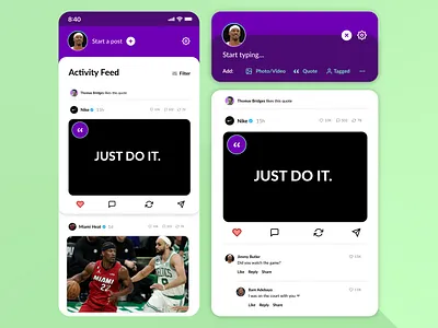 #047 Activity Feed - DailyUI 047 activity feed dailyui ui