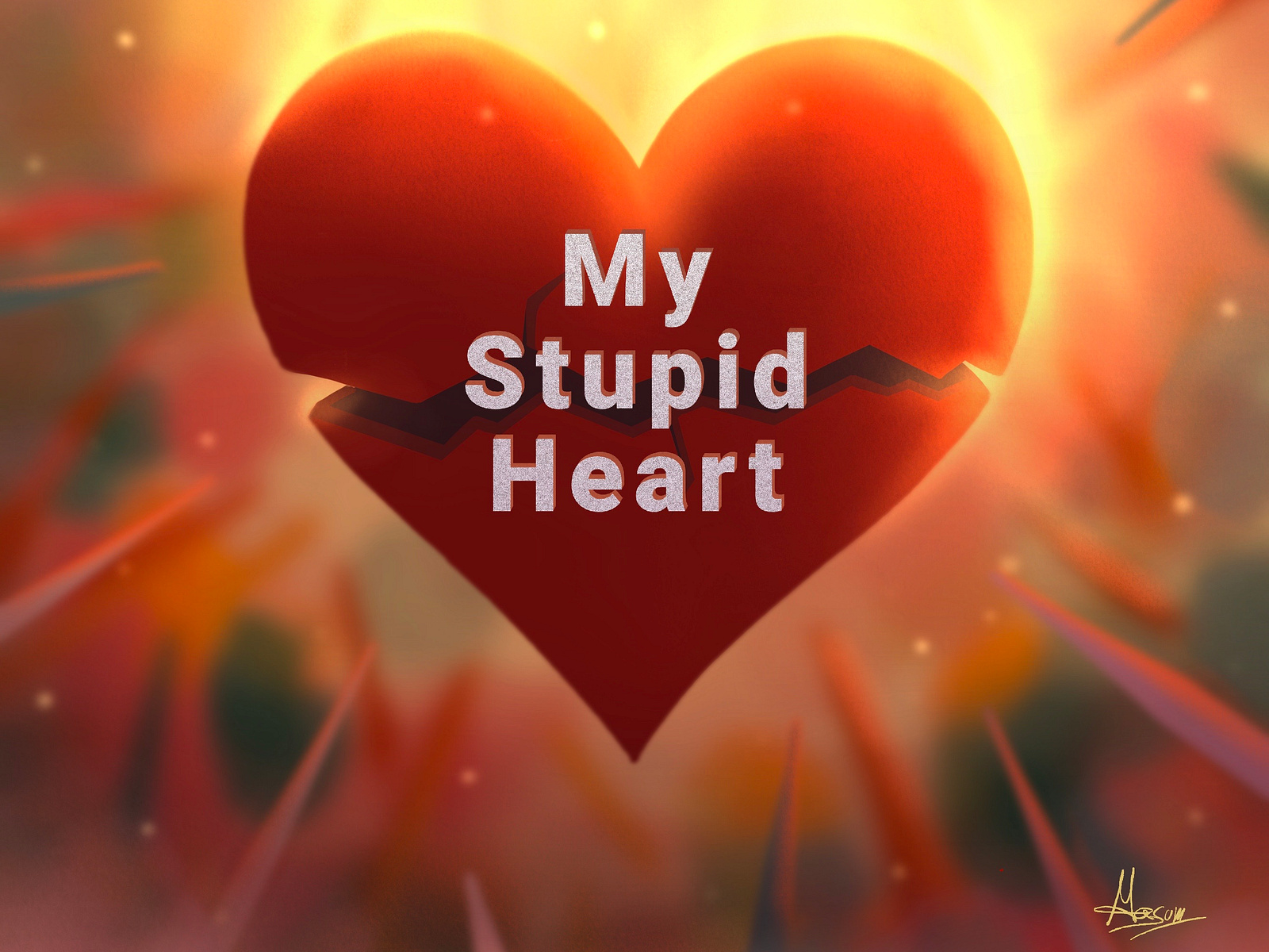 my-stupid-heart-by-drawpointt-on-dribbble