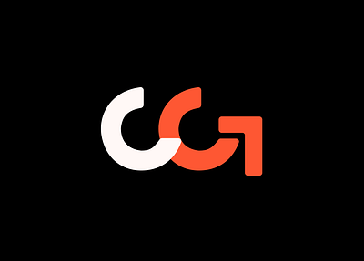 CG Monogram branding clean ui code coding design falt graphic design icon identity illustration logo minimal monogram vector