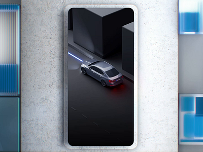 Driving 3d animation app branding dark mode design drive drop off illustration light mode mobile motion graphics