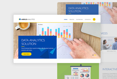 Data Analytics Website branding business website graphic design logo website