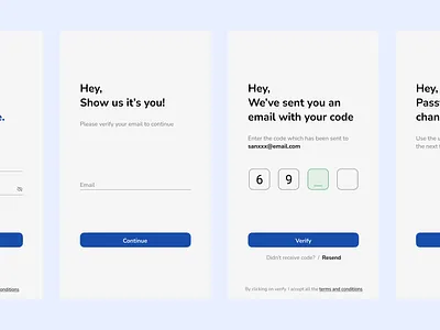 Login/Register Process clean ui design login login process mobile mobile app mobile login mobile sign up mobile signin onboarding onboarding process register register process sign in sign up signup process ui uiux ux