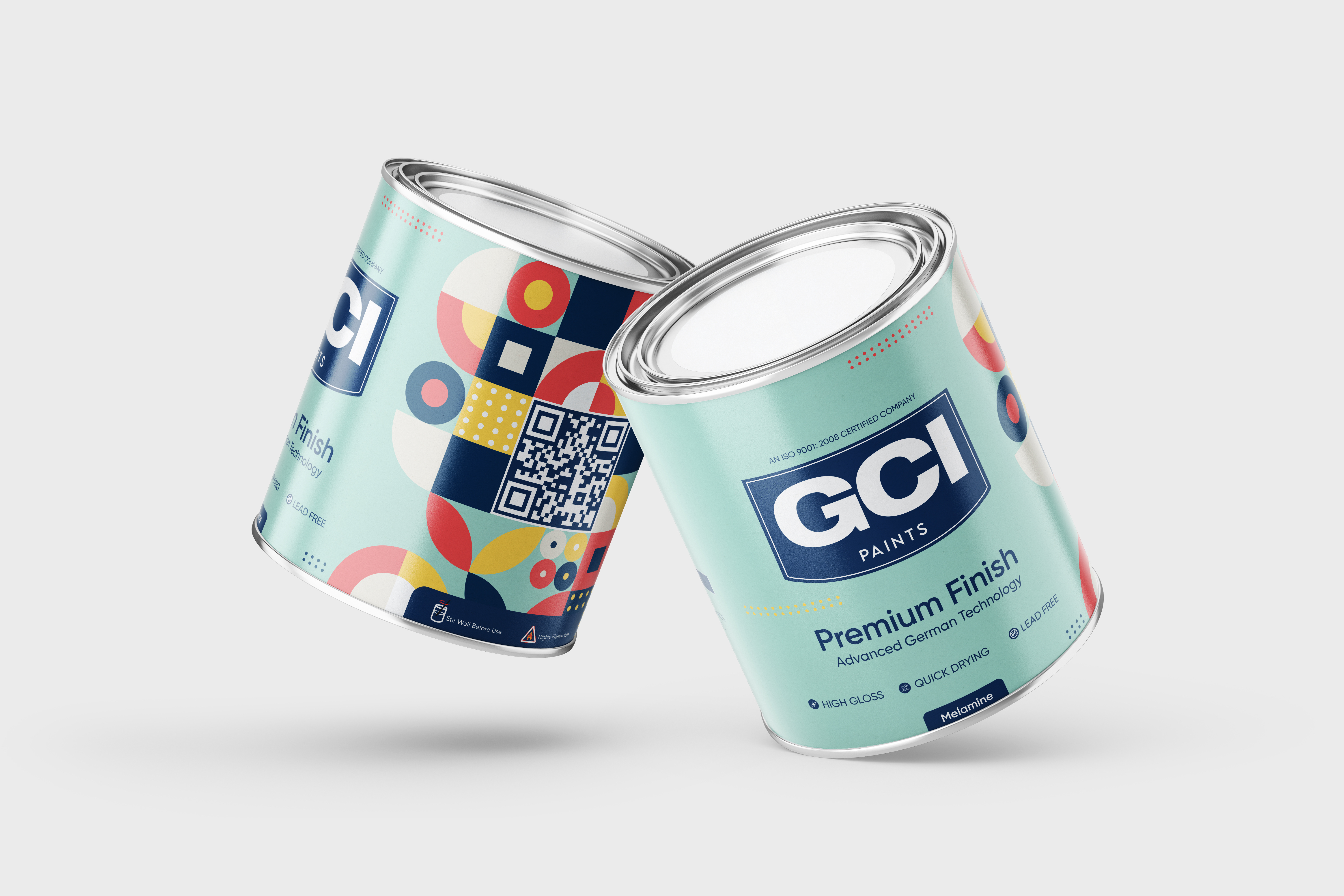 Paint Can Packaging Design, Indian Brands, Identity Design branding can design design graphic design illustration logo packaging packaging design paint can design product photography vector wood paints design