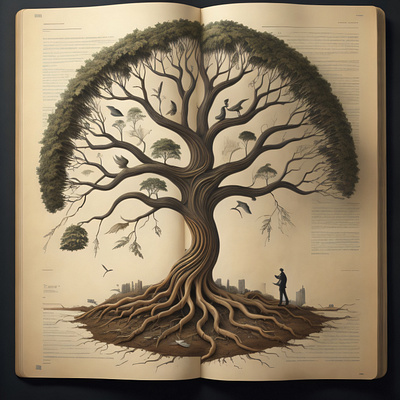 A tree in the book bookworms dream