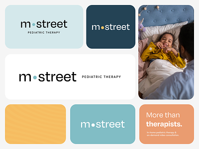M Street Brand Mark brand mark branding design graphic design health logo