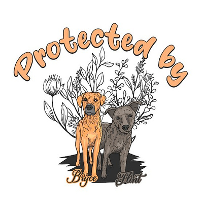 2 Dogs vector art animal animation art branding design graphic design illustration logo vector