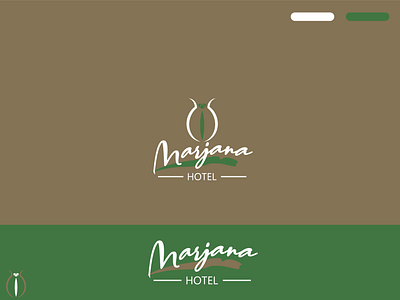 Marjana Hotel, branding logo 3d animation branding company logo design graphic design hotel hotels logo illustration logo motion graphics suites logo ui vector