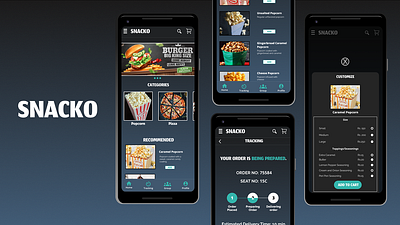 SNACKO app branding design graphic design illustration logo typography ui ux vector