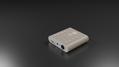 Sound amplification device for "UNITY mix." 3d 3d product blender industrial design product design