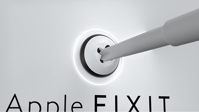 My rebranding work for the "iFixit" company. 3d animation branding logo motion graphics