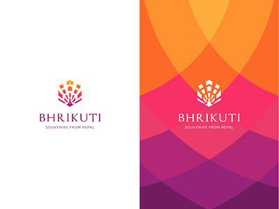 Bhrikuti Rebrand branding design flat graphic design logo vector