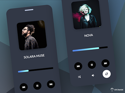 Daily UI #009: Music Player 009 app audio branding control daily daily ui design graphic interaction interface music page player settings ui ux view