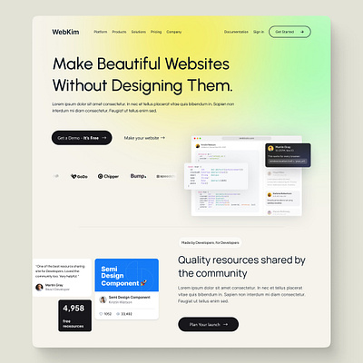 Digital Agency Landing Page design figma hero page landing page ui ui design uiux website