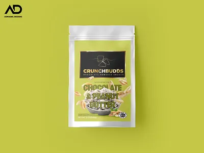 Label Design - Crunchbudds branding design design art graphic design illustration logo photoshop portfolio ui vector