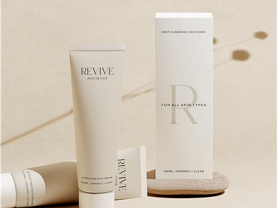 Revive Aesthetics branding design graphic design illustration logo typography ui ux vector