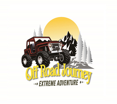 Off-Road Journey, Extreme Adventure branding design graphic design illustration logos vector