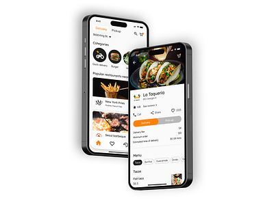 SkipTheDishes (food delivery app) redesign app design figma illustrator logo mobile design photoshop ui web design