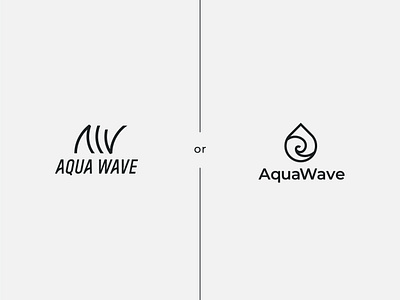Aqua wave logo concepts branding design graphic design logo logo design ocean logo water logo wave logo