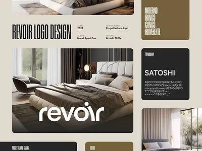 Revoir Logo Design adobe illustrator branding font graphic design illustrator logo logo design minimal typography vector