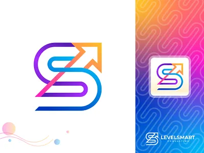 LevelSmart SL branding graphic design logo ls s logo