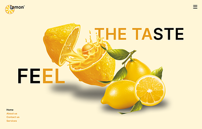 Lemon website UI app branding design graphic design illustration logo ui ux web design