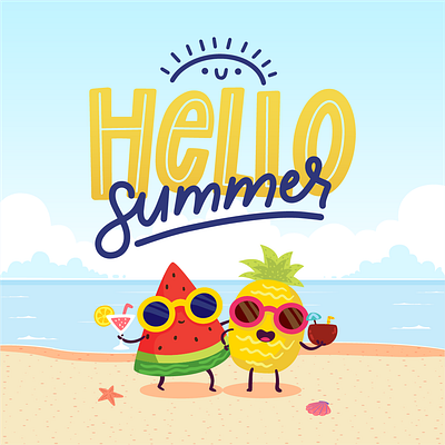 Simple summer animation