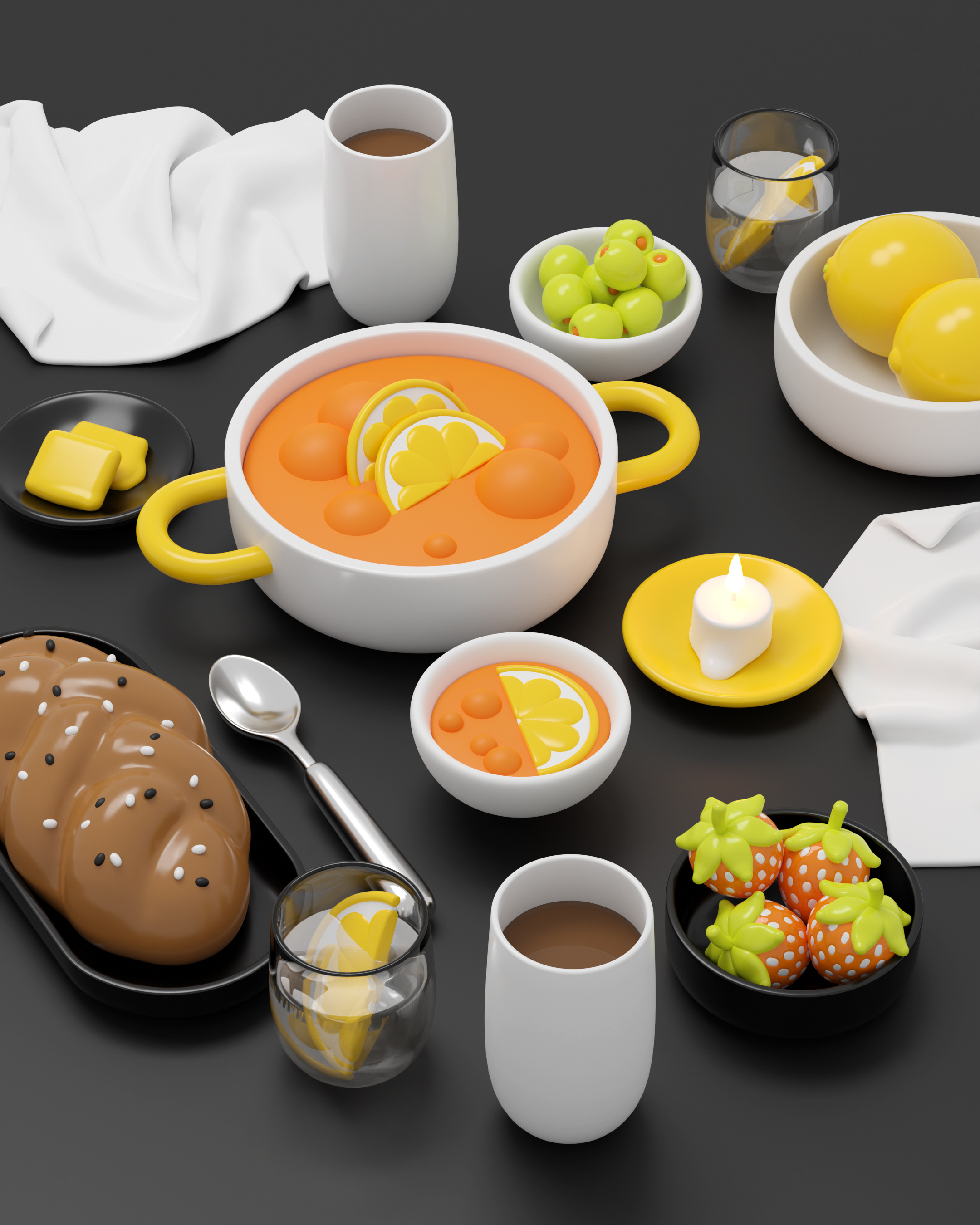 Still Here Still Life — May. 23 3d 3d art 3d artist 3d mo 3d modeling blender blender 3d blender3dart design illustration nomad sculpt set design