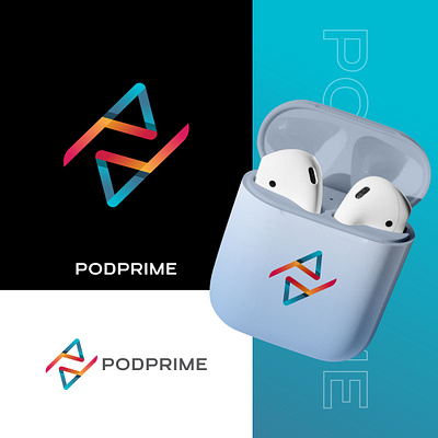 PodPrime Logo Design airpodpro airpods branding creative logo custom logo design earbuds gradient logo graphic design icon letter mark logo logo logo design logo mark modern logo p logo podprime podprimeaudio soundunleashed wirelessaudioexcellence