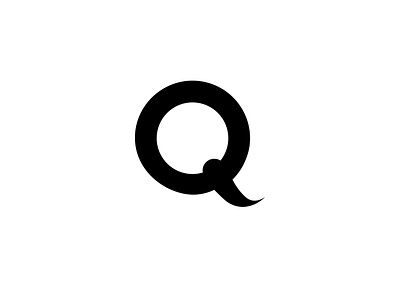 Q letter logo blackandwhite graphic design logo logodesign q letter