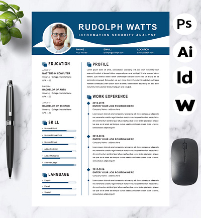 New Information Security Analyst Resume template