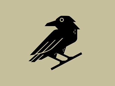 Raven!!! 3d animal animation bird branding coffee crow graphic design logo modern motion graphics raven sleek sophisticaeted ui