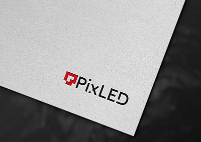 PixLED logo branding graphic design logo logo concept logo design logo story logofolio meaningful logo