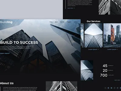 Corporate Website app branding design graphic design illustration logo typography ui ux vector