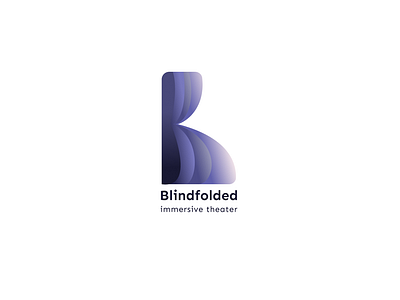 Blindfolded, second version app blindfolded branding design graphic design illustration immersive theater logo theater typography ui ux vector