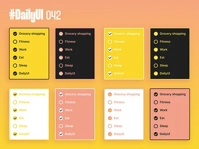 #DailyUI 042 - ToDo List app check list checklist daily ui dailyui dailyui 042 dailyui 42 dailyui042 dailyui42 design figma re design to do to do to do list todo list ui