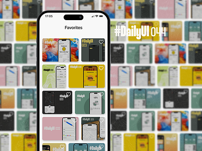 #DailyUI 044 - Favorites app bento bento box bento grid box daily ui dailyui dailyui 044 dailyui 44 dailyui044 dailyui44 design favorites favs figma grid re design ui