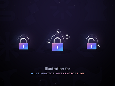 Illustration- Multi-factor authentication 3d animation app art branding creative design graphic design illustration logo motion graphics ui vector