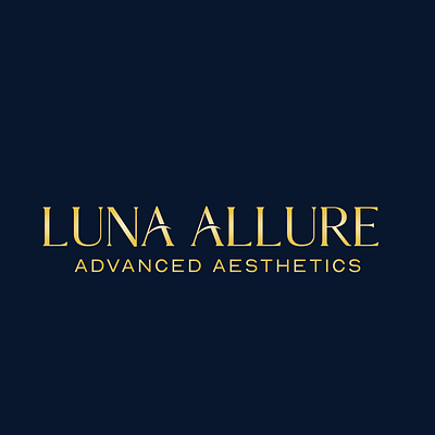 Logo Design for Luna Allure animation app branding design graphic design icon illustration logo squarespace typography ui ux vector