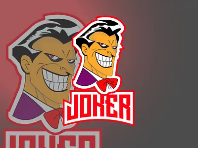 Joker Mascot Logo app branding graphic design illustration logo ux vector