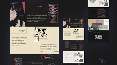 Comparison Scrum and Kanban design graphic design illustration presentation vector