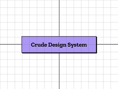 Crude - Neubrutal Design System app design component library design system neobrutalism neubrutalism pattern library user experience user interface website design
